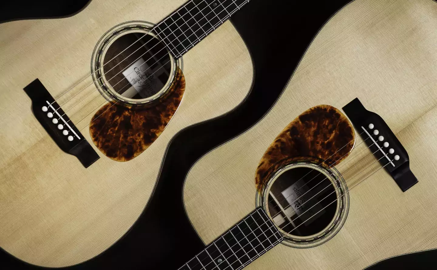 acoustic guitars spooning
